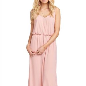 Show Me Your Mumu Kendall Dress, Dusty Blush Crisp